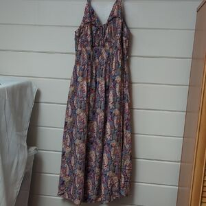 NWT Maternity Paisley Maxi Dress in Multicolor